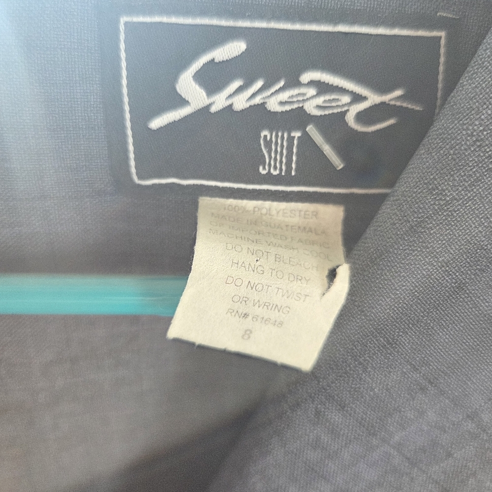 Sweet Suit Women’s Blazer Jacket • Size 8 • Gray Career Workwear